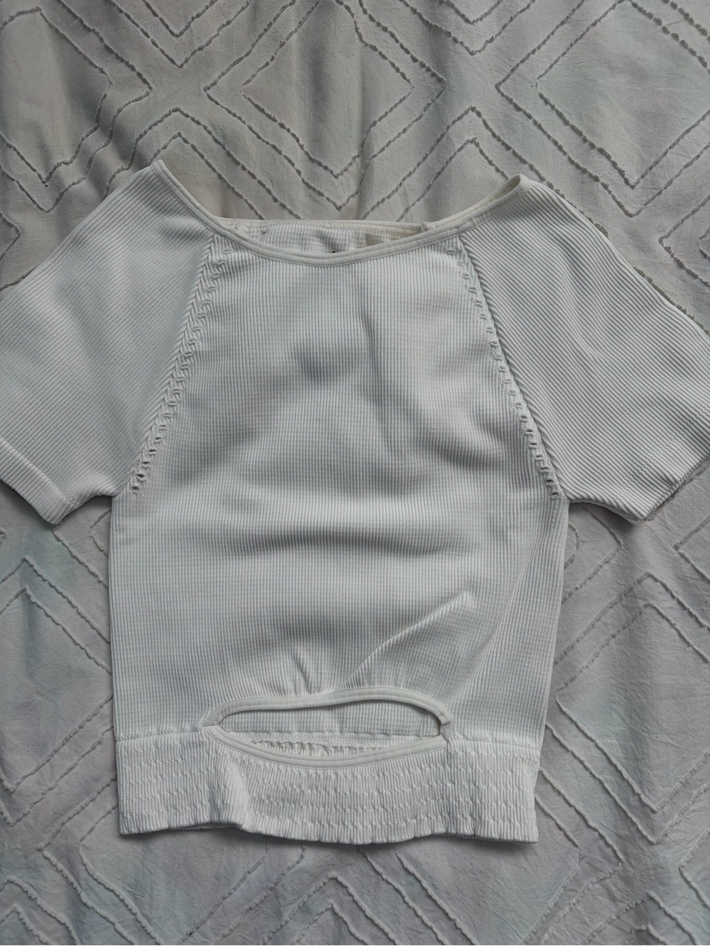 White FPM tee